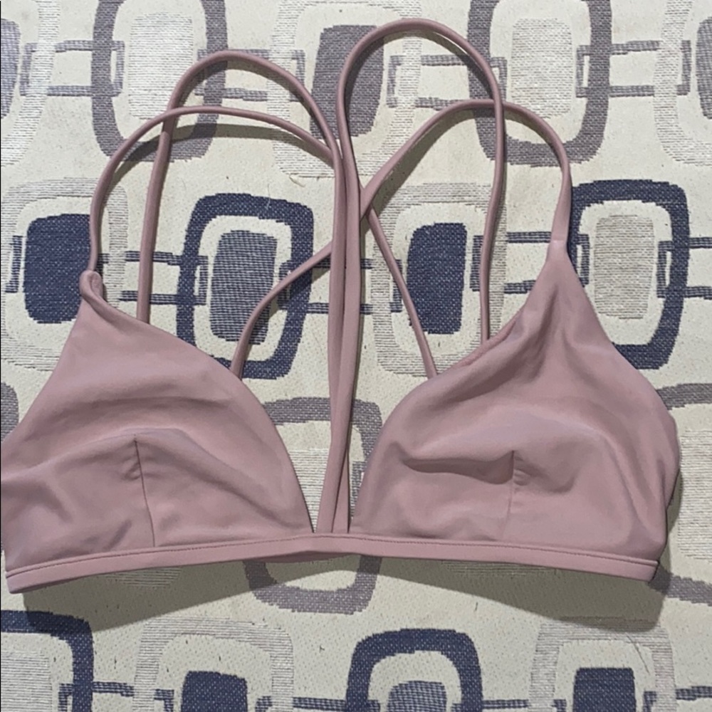 Rip Curl Strappy Mauve/Light Pink Bra size Small